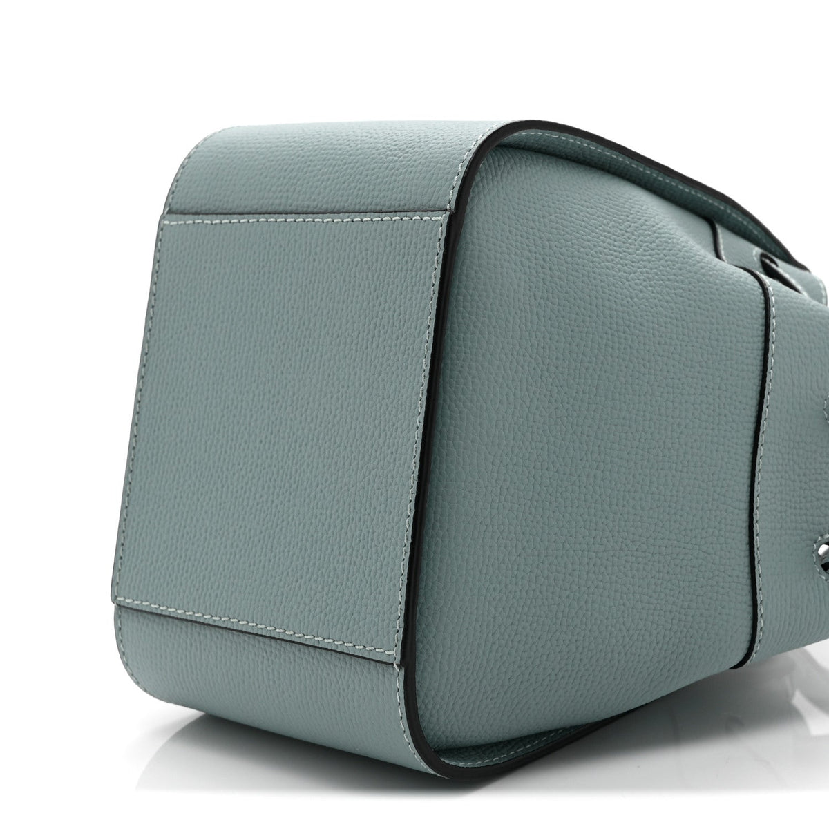 Pebble Grain Calfskin Mini Hammock Shoulder Bag Light Blue