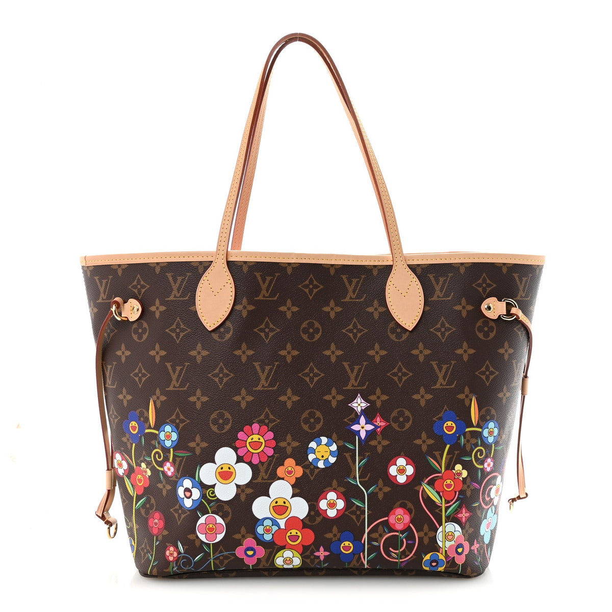 LV X TM Monogram Flowers Neverfull MM