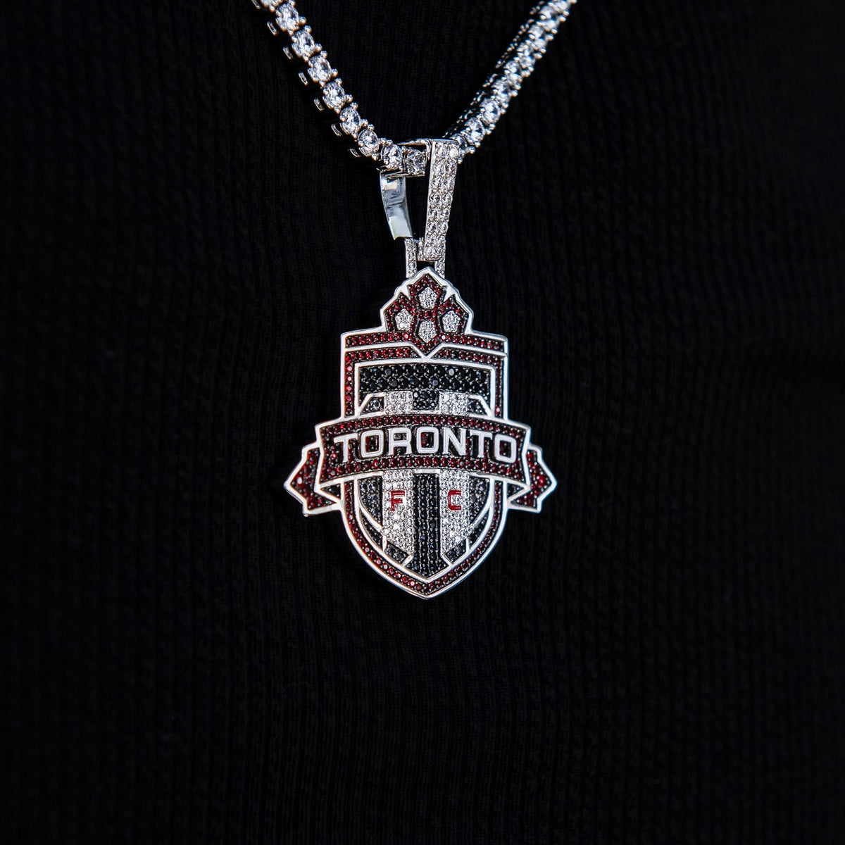 Toronto FC Official MLS Logo Pendant in White Gold