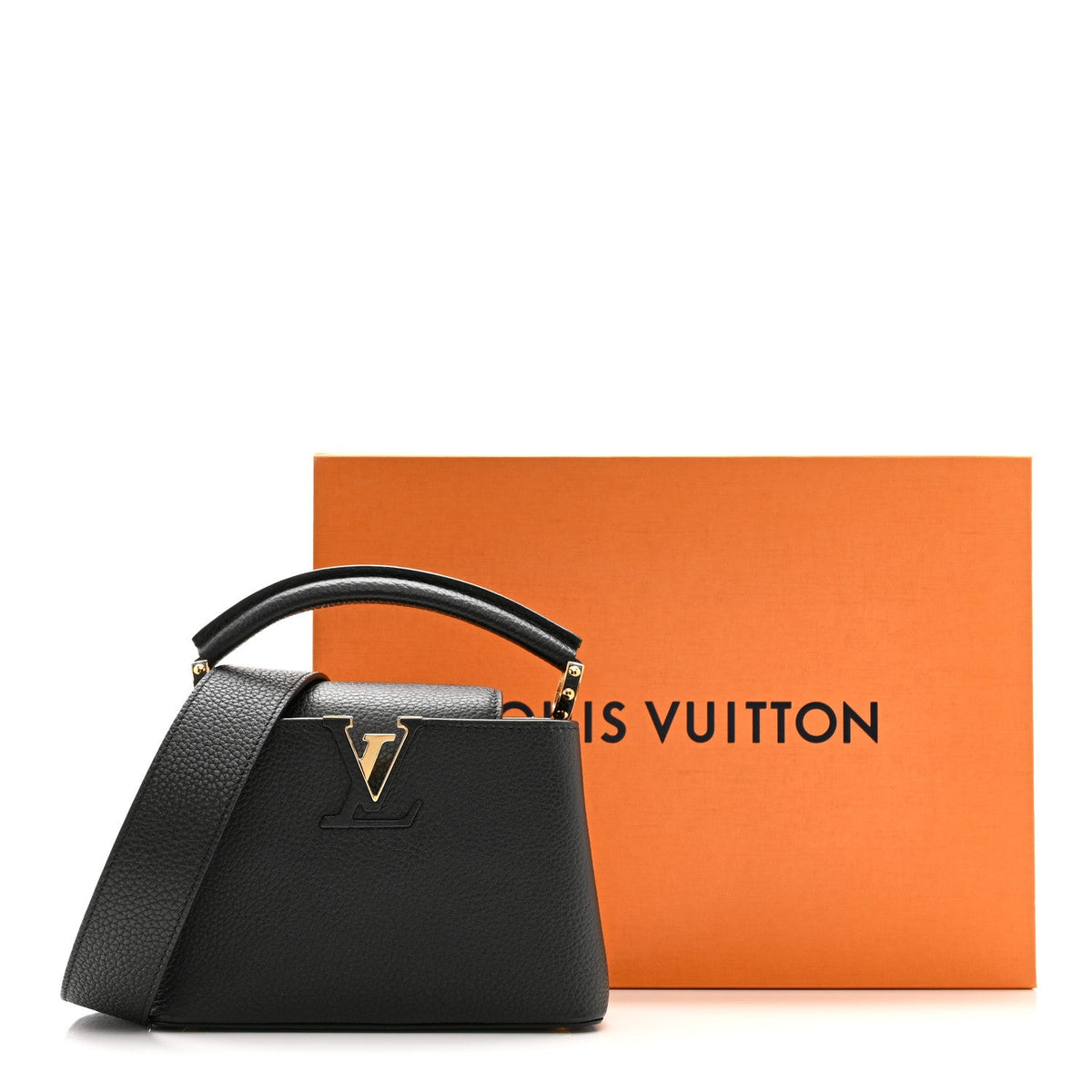Taurillon Mini Capucines Black