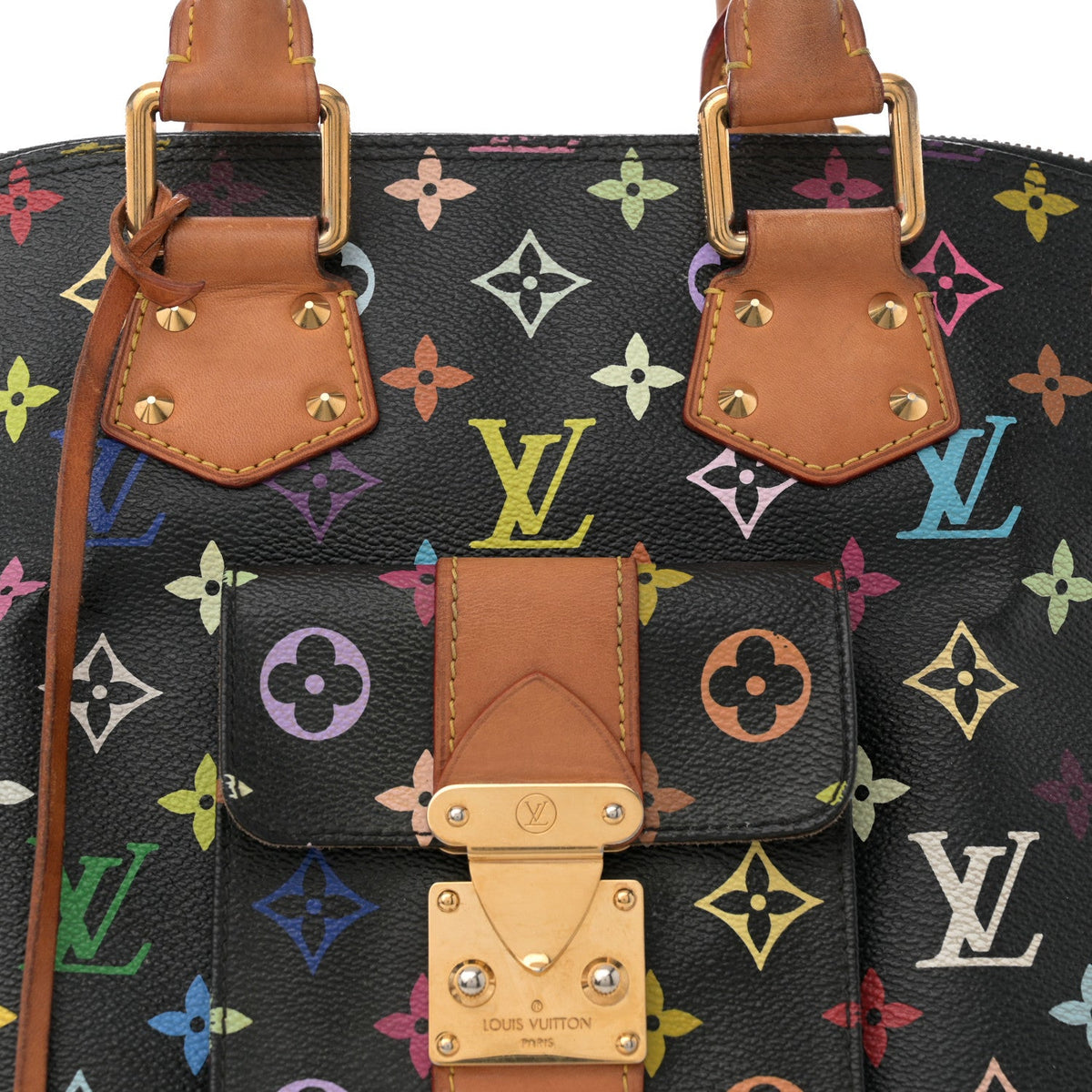 Monogram Multicolor Alma GM Black
