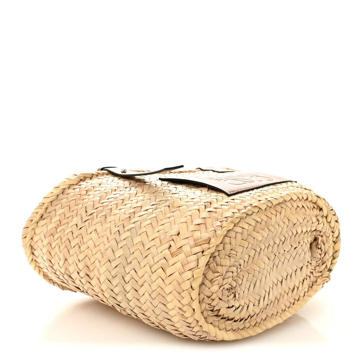 Raffia Basket Tote Bag Natural Tan