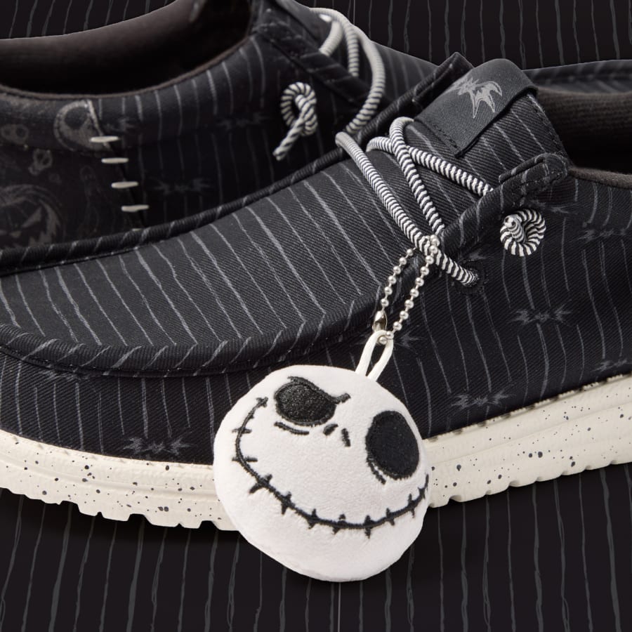 Disney's Tim Burton's The Nightmare Before Christmas X HEYDUDE Wally Funk Jack Skellington