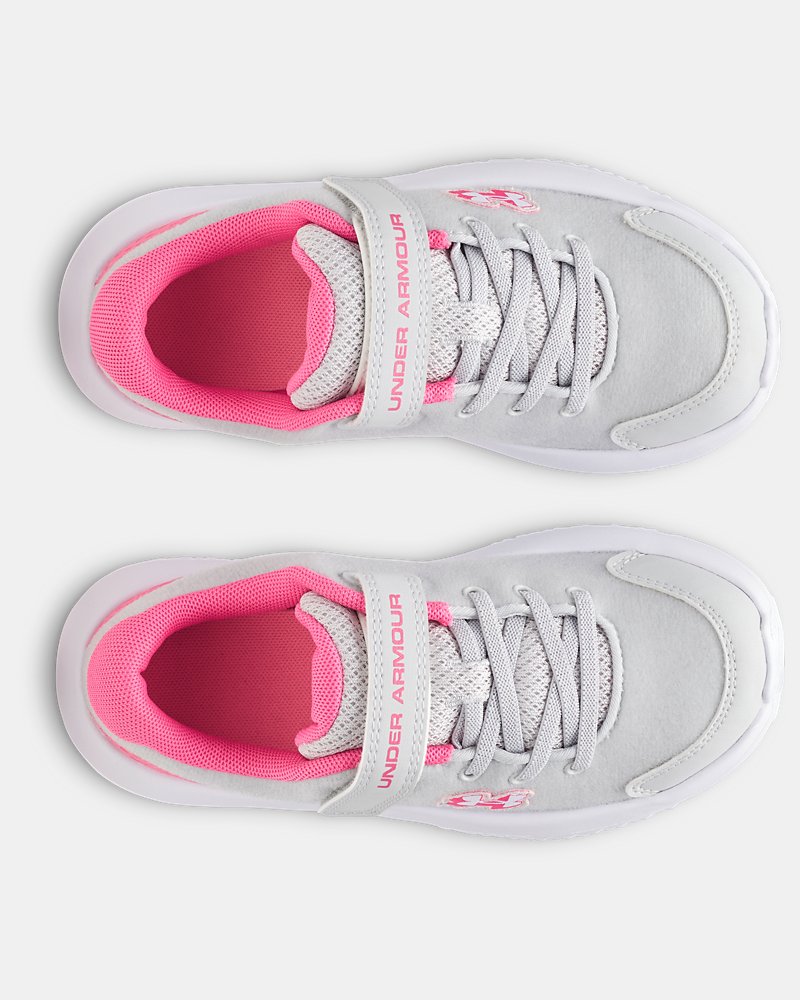 UA Surge 4 Patches Girls' Pre-School Running Shoes | Under Armour